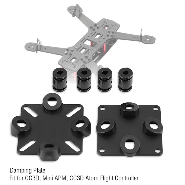 Antivibrationsdæmpningsplade Støddæmper til CC3D Naze32 Mini APM Flight Controller