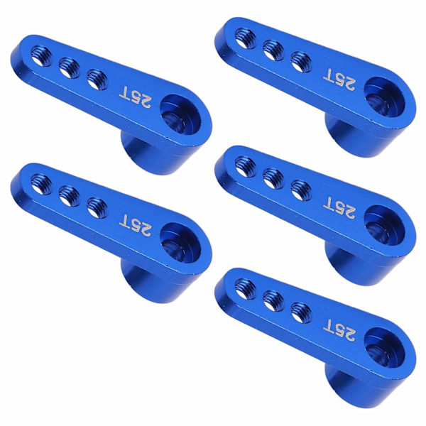 5 kpl 25T servohornia Alumiiniseos Ohjausservon varret Sininen 02073 996R MG946R E9001