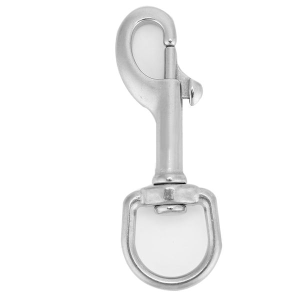 316 rustfritt stål enkelthode krok Swivel Eye Snap Scuba Diving Accessory (90MM, hvit)