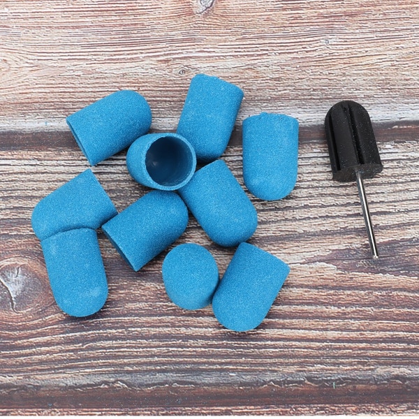 Nail Art-slipebånd Neglepolering Slipehode Sliperinghette 16 x 25 mm (blå)