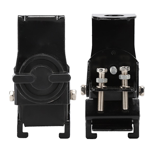 RB56 Sideclips i rustfrit stål til store VHF/UHF og medium HF bilradioantenner (sort)