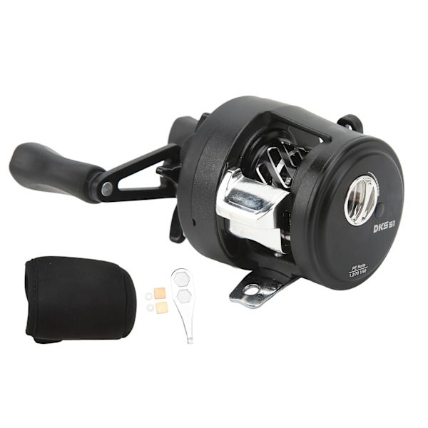 DKS Vattendropps Baitcasting Rulle Lång Räckvidd Bete Fiske Trumma Hjul Mikro Objekt Baitcaster Fiske Rulle DKS51 Vänster Hand