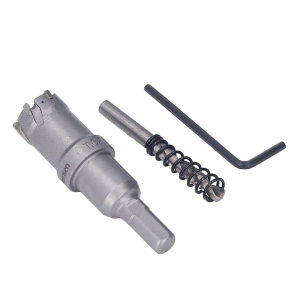 Karbidireikäsaha TCT Paksut metallihampaat Reikäleikkurin sarja Kuusiokoloavaimella Ydinpora 22mm / 0.9in