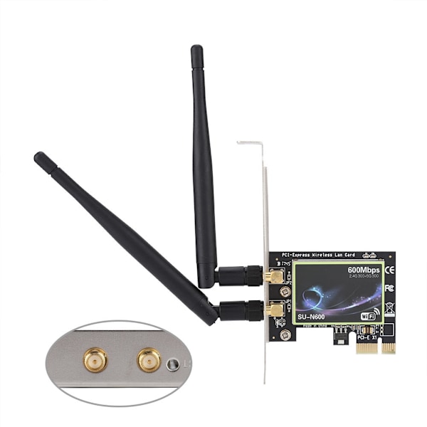SU N600 PCI-E Pöytätietokoneen Nopea Langaton Verkkokortti Windowsille