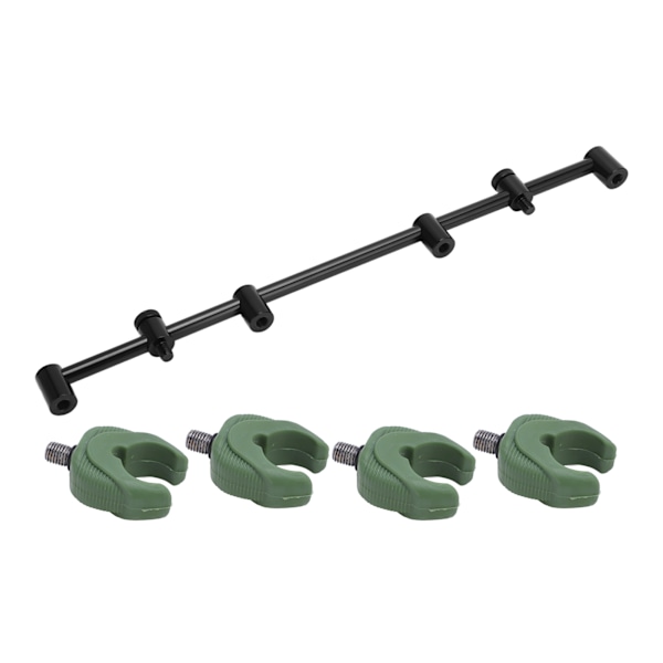 Fiske Stang Pod Stativ Holder Aluminium Legering Fiske Stang Pod Stativ Tverrstang Festesett (4 Hoder 45 cm Festesett 4 Hoder)