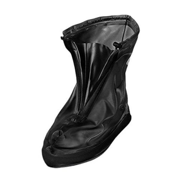 (41-42）Vedenpitävät kengänsuojat Sateen Vedenpitävät kengänsuojat Naisten Miesten Uudelleenkäytettävät liukumattomat kengänsuojat, mustat ulkokäyttöön sateisina ja lumisina päivinä