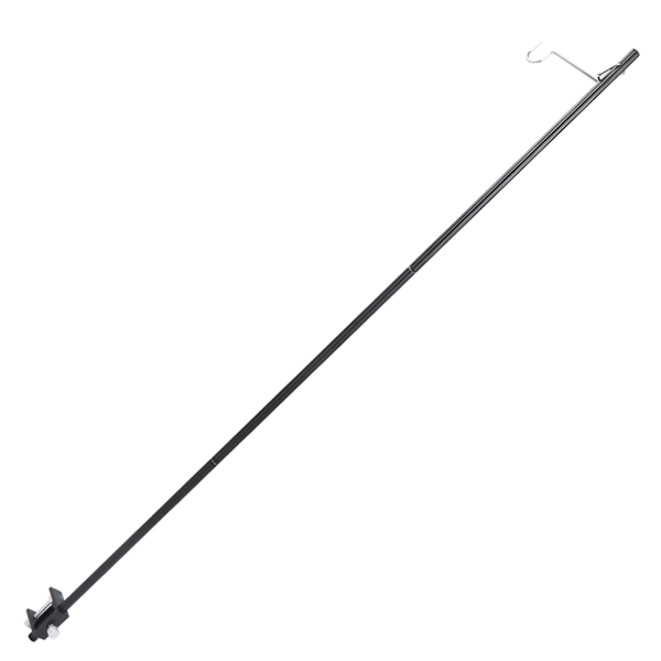 Campinglygte Stativ Aluminiumlegering Foldbar Lampestang med Enkel Krog med Opbevaringspose til Camping