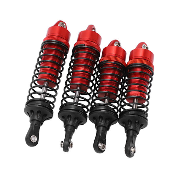 4 kpl RC-iskunvaimentimia Malli Iskunvaimentimet LOSi Lasernut U4 Tenacity 1/10 Off Road -ajoneuvolle Punainen