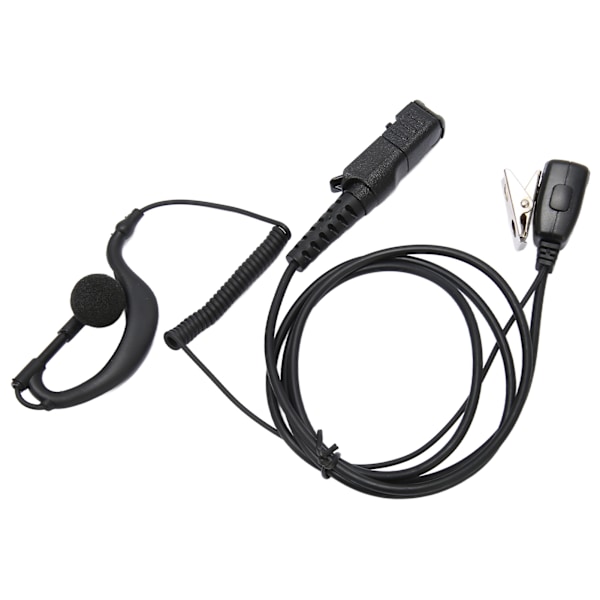 G Formad Hörsnäcka PU Kabel Walkie Talkie Hörsnäcka med Mikrofon PTT för XPR3500e XPR3300 XPR3000 XPR3300e XPR3500 XIR P6620