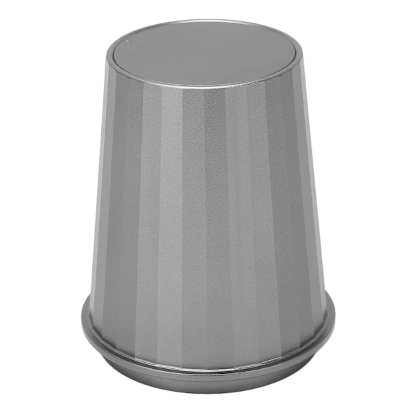 58 mm doseringskopp förhindrar klibbning av aluminiumlegering, mångsidig kaffepulvermatningskopp för kaffemaskin bönkvarn silvergrå