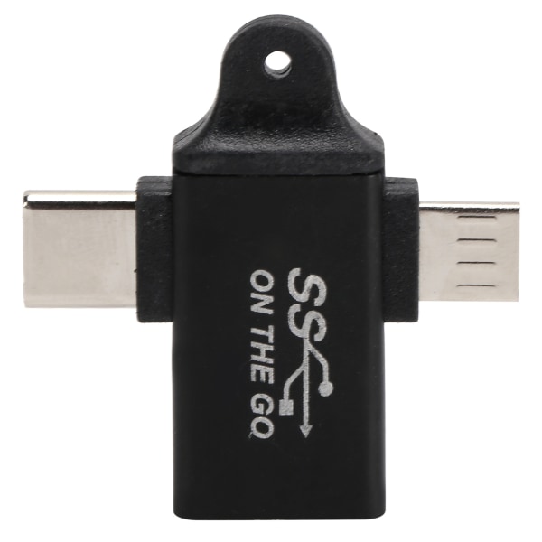 2 in 1 OTG Converter USB 3.0 - Micro USB ja Type C -sovitin tukee nopeaa datasynkronointia