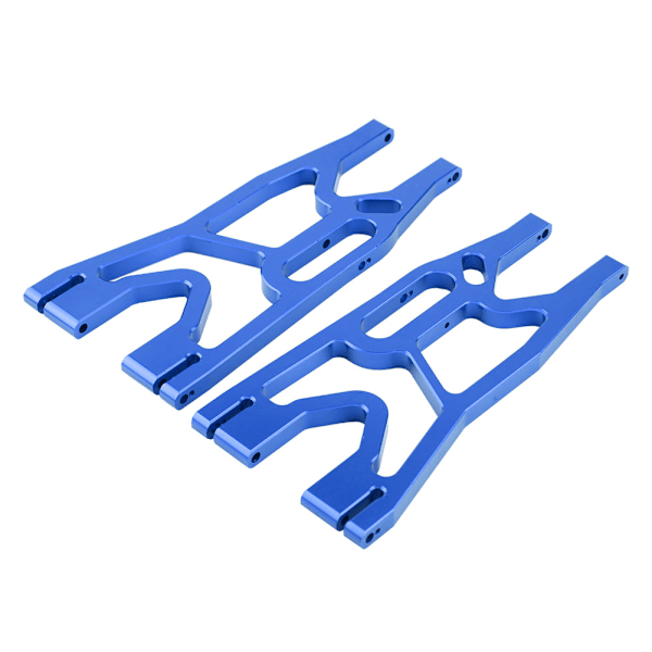 Aluminiumlegering främre bakre nedre upphängningsarm för Traxxas X MAXX 1/5 RC bil (mörkblå)