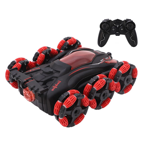 RC-temppua 360 asteen kierto 4-pyöräveto 2.4GHz kaukosäädin Drift-auto valosuihkulla yli 6-vuotiaille