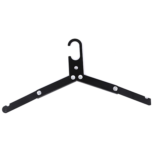 Rejse Hænger Foldbar Design Aluminium Legering Høj Styrke Letvægts Foldbar Tøj Hænger til Hjem Tirp Sort