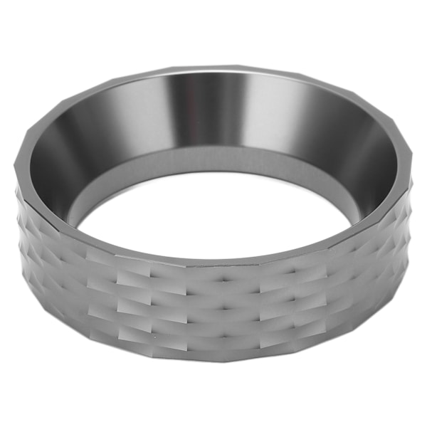 58 mm kaffedoserings tratt i aluminiumlegering förhindrar spill Hälsosam Lätt rengöring Doseringsring för hemmakontor Grå