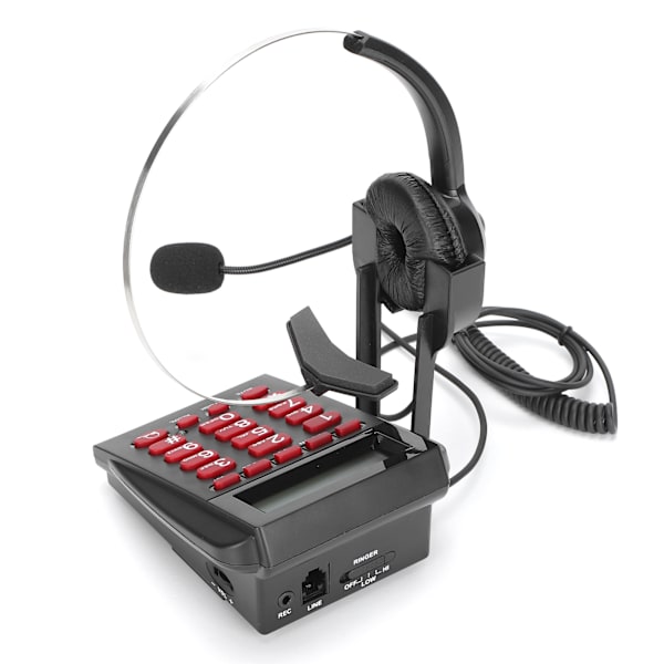 HT720 Call Center Trådbunden telefon med rundstrålande headset Handsfree-telefon med set för kontorshem