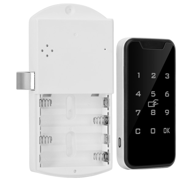Digitalt RFID Touch-tastatur Smart Lock til skabe og garderobeskabe