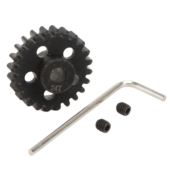 24T Pinjonivaihde Mod 1 5 mm akseliruuvillä LOSI 1/10 Lasernut U4 Tenacity maastoautoille