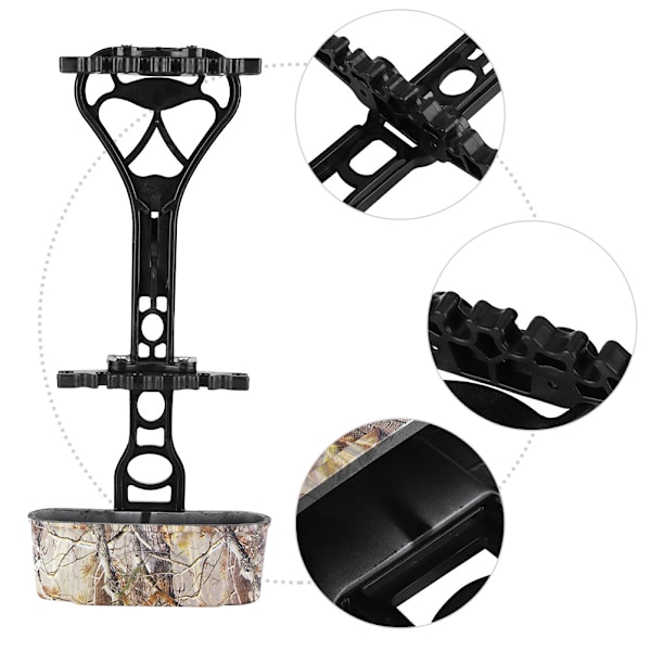 Bueskyting Pilkogger Svart Tilbehør Universal for Compound Bow Jakt