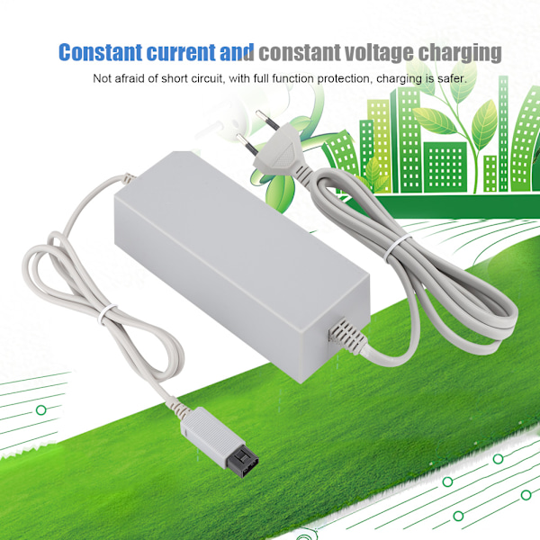 Til WII Spillekonsol Strømadapter DC12V/3.7A Oplader 50/60Hz (EU 100-240V)