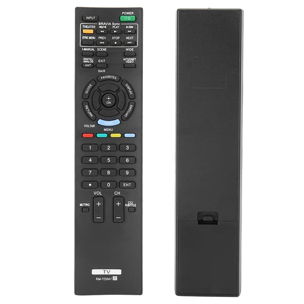 Erstatningsfjernkontroll for Sony High Definition LCD LED TV RMYD047 (RM‑YD047)