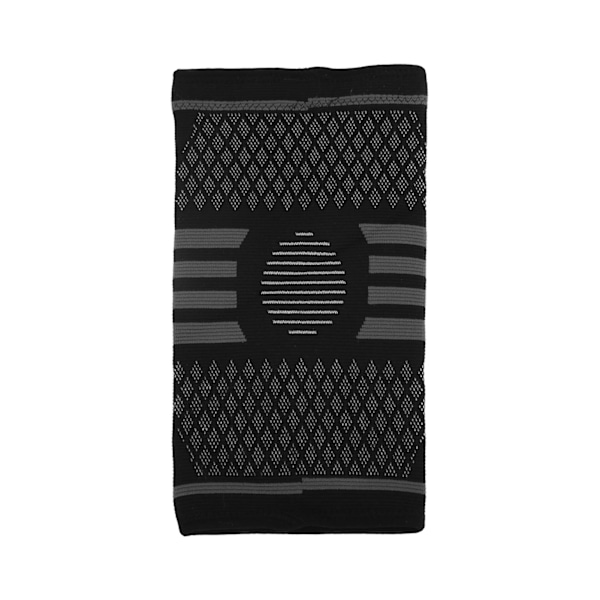 Stickade knäskydd i nylon Dubbelvävd textur Elastisk knäskydd för fitness basket