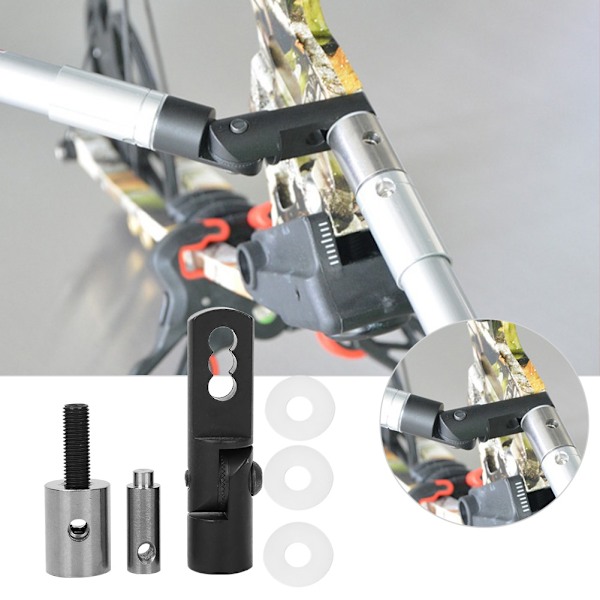 Compound Recurve Bow Single Side Multiangle Justerbar V Bar Stabilizer för bågskytte