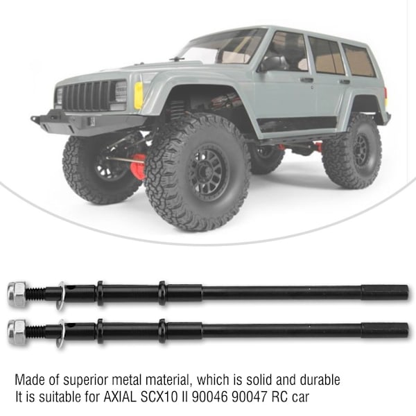 Uppgradera tillbehör Bakaxel Dogbone Drivaxel för AXIAL SCX10 II 90046 90047 RC Car