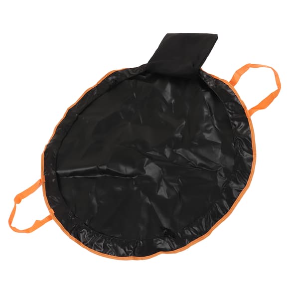Våtdräktsbytesmatta Vattentät Vikbar Bärbar Surfbytesmatta Förvaringsväska för Simning Orange Sida