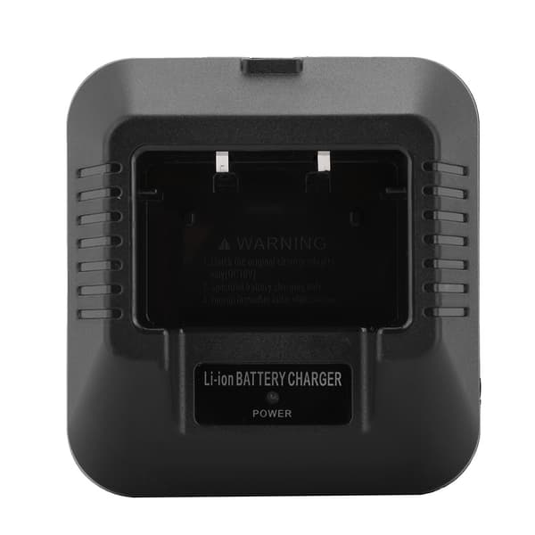 Batterilader USB/Billader For Baofeng UV-5R DM-5R Plus Walkie Talkie (EU-plugg)