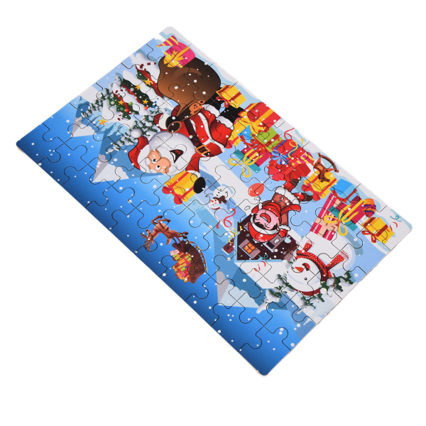 Christmas Jigsaw Yksinkertainen hauska lasten palapeli Lumityyppinen Joulupalapeli Joululahja