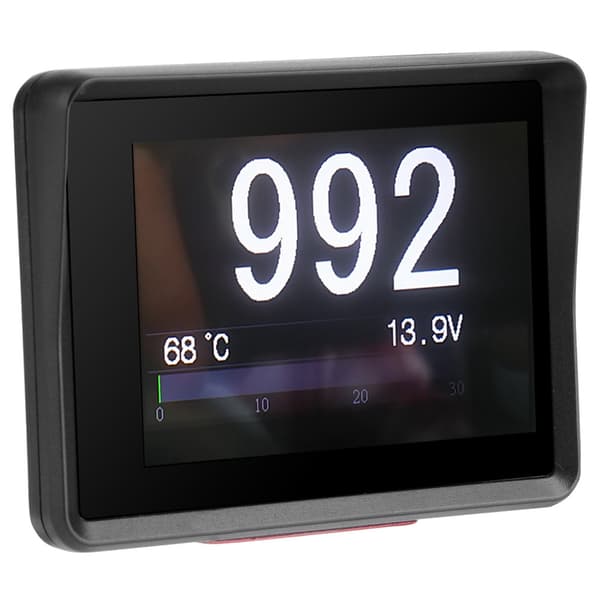 Bil OBD Multifunktionsmätare Digital Temperatur Spänning Hastighet HUD Display