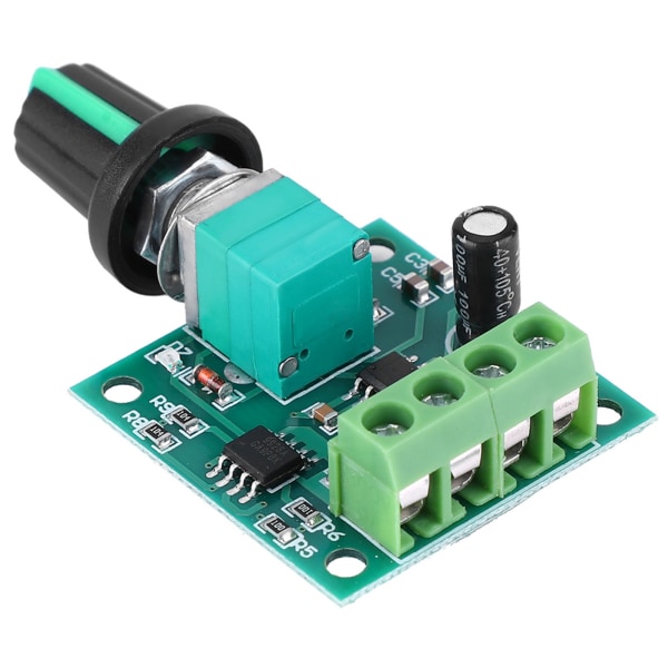 DC 1,8-12V 2A Lavspennings Elektrisk Motorhastighetsregulator PWM Motorhastighetsregulator Verktøyutstyr