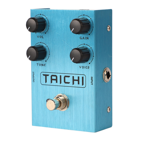 Elguitareffekter Drive Pedal Effector Simulerer guitarforvrængning og overdriveeffekter AN 38 Lyseblå