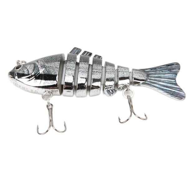 Fiskebete Hållbar imitation av plast Fake Multi Jointed Swimbbait Långsamt sjunkande Glidebait5#