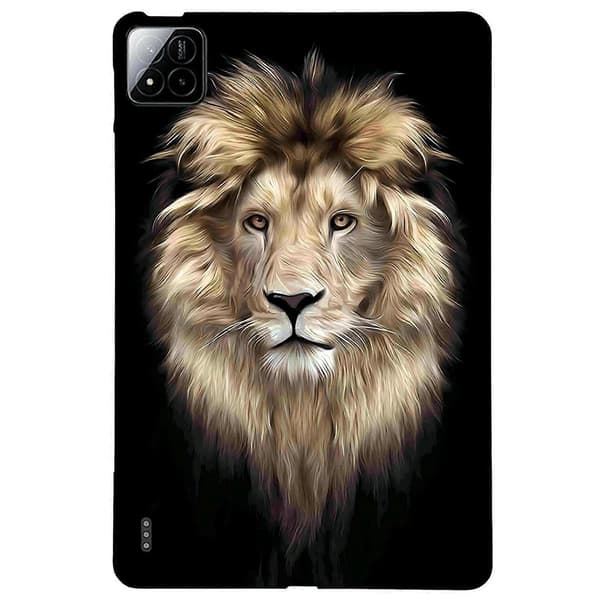 For Xiaomi Pad 7 Pro/Pad 7 TPU Case Pattern Print Slim Tablet Protective Case - Lion