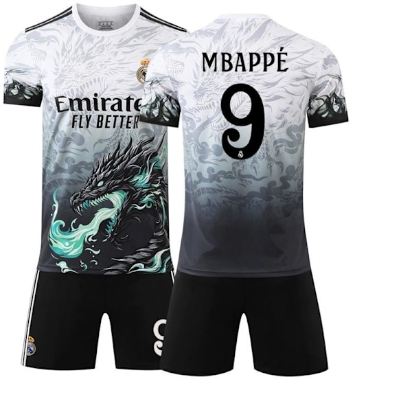 Real Madrid specialutgåva Dragon 9 tröja, barn och vuxna, fotbollströja 28