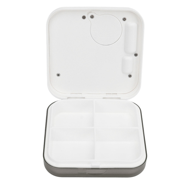 Smart Medicin Organizer med Timer och Bell Reminder - Grå
