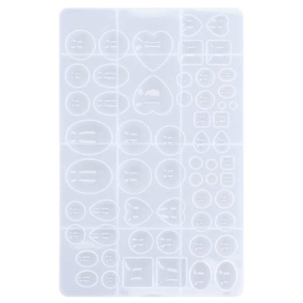 Hjerteformet Silikoneform Geometrisk Oval Halvcirkel Vanddråbeform DIY Silikoneforme til Fondantkage Chokolade