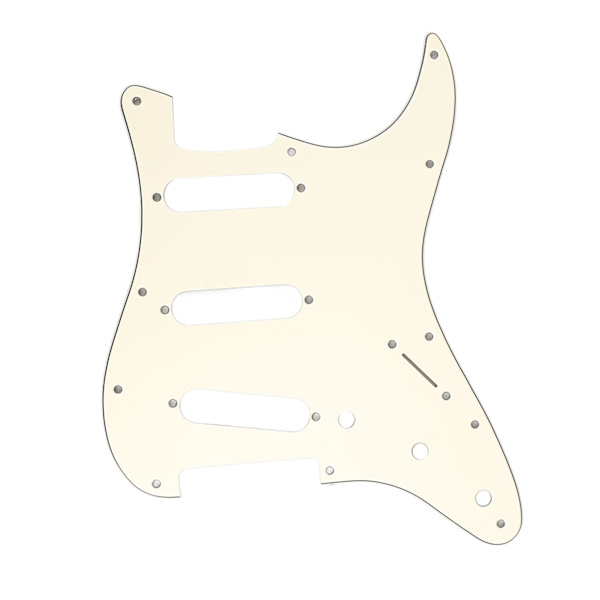 Gitar Pickguard Erstatning Aluminiumsfolie skjerming PVC Ripebeskyttelse Gitar Guard Plate GSSS32