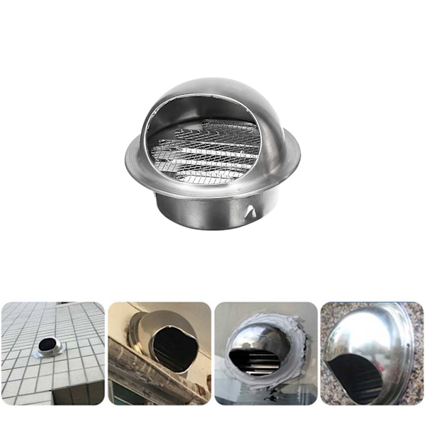 100/150mm Ventilation Outlet Stainless Steel Air Vent Grille Cover