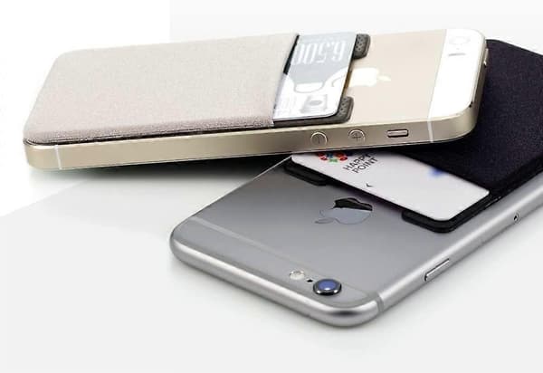 Card Holder, Adhesive Wallet that Works as iPhone Case, iPhone Case with Card Holder