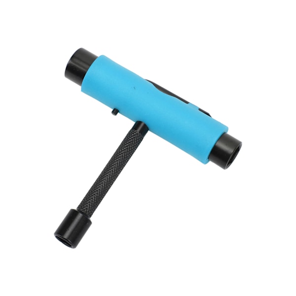 Skateboard-nøkkel 3 hull T-formet L-formet glideplate Vedlikeholdsnøkkel for skateboard Blå