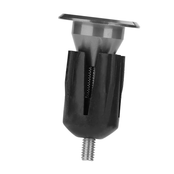 1 par aluminiumlegering sykkel sykkelstyre håndtak endestykker lokk deler (titanfarge)