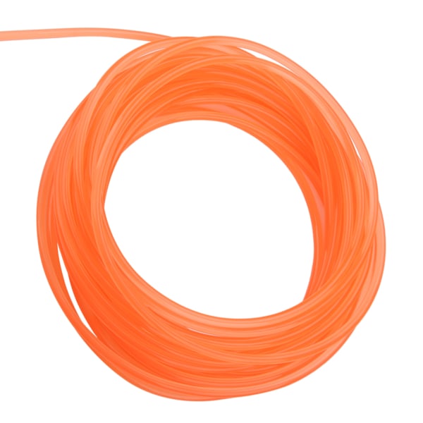 Oransje glatt overflate PU polyuretan rundt belte for drivoverføring (5mm*10m)