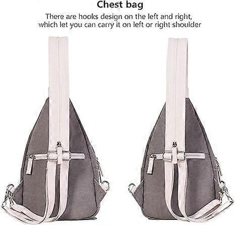 Mini Women's Sling Chest Bag Canvas Backpack