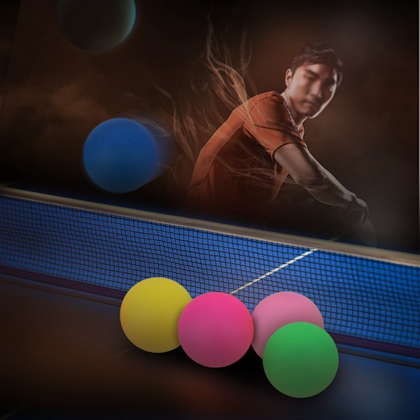 60 stk/sett 40 mm fargerik pingpongball Underholdning Gaming Lotteri Dekorative baller