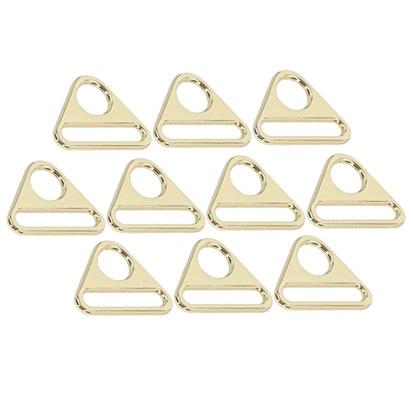 10 stk. Justerbart spænde 38 mm Zinklegering Materiale Multi Purpose Letvægts Bærbar Bagage Tilbehør Lys Gylden