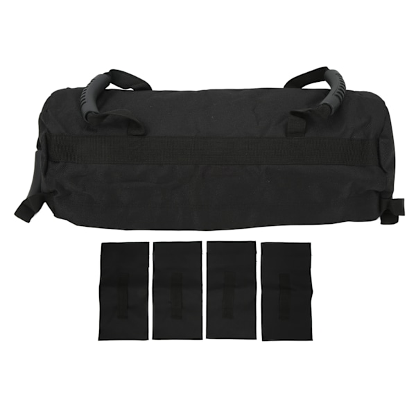 Weightlifting Sandbag Adjustable Weight Wear Resistance Oxford Cloth Sandbag Workout Bag with 6 Handles for Training