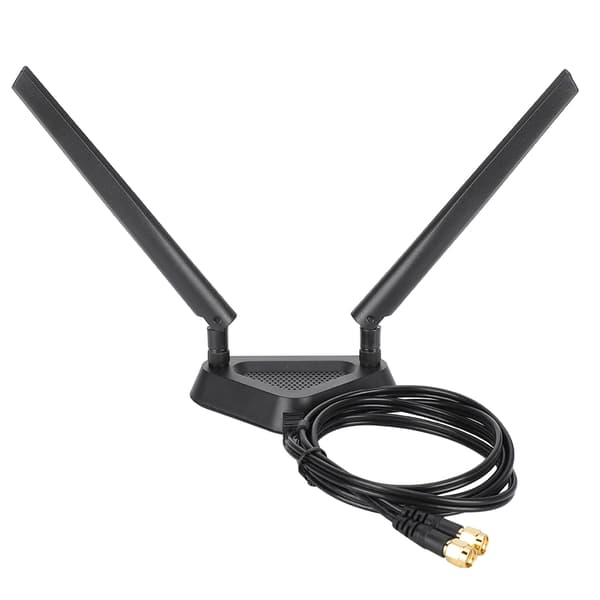 Dualbandantenn 2.4G / 5G SMA 6DB Rundstrålande Hög Förstärkning Extern Triangulär Bas